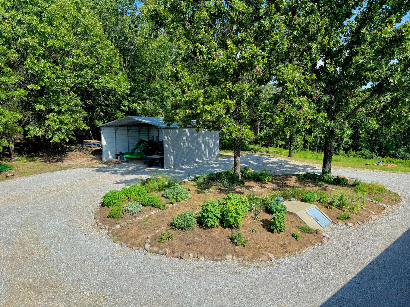 Back Driveway - Barn - Storm Shelter - Herb Garden Back Driveway - Barn - Storm Shelter - Herb Garden